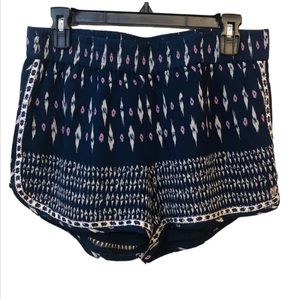 Joie southwestern boho festival silk shorts